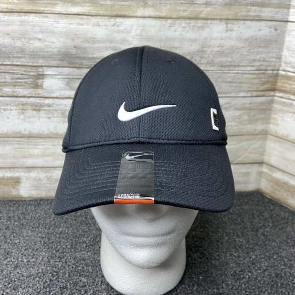 Nike Other - Nike Active Legacy91 Swoosh Flex Cap Adult Unisex OSFA Black Hat
